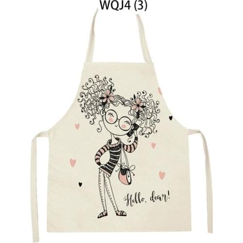 Beautiful Fashion Cute Girl Parent-Child Apron Home Clean Dirt-Resistant And Easy To Clean Oil-Proof Apron Baking Sleeveless Bib
