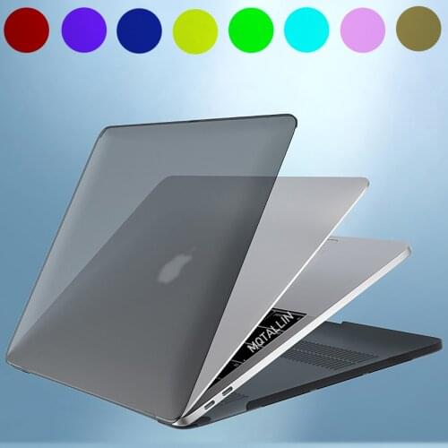Matte or crystal Laptop Case For Apple Macbook Pro Retina Air 11 12 13 15, for mac Air 13 A2337,2020 pro 13.3 A2338 shell cover