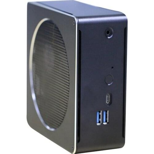 Newest DDR4 with Fan Mini PC Six Core i7 8750H 9MB Cache Mini Computer support Mini DP HDMI up to 32G RAM windows10 Pakect pc