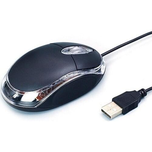 Mini Wired Gaming Mouse Design 1000 DPI USB Wired Optical Gaming Mice Mouse For PC Laptop Computer Mouse Opto-electronic Desktop