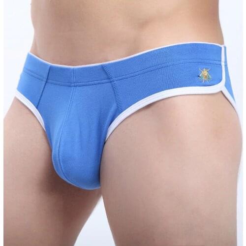 Mens underwear cotton Lycra briefs bee low waist pants WJ-1009SJ