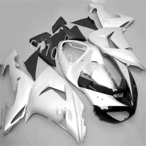 New Injection Fairing kits FOR KAWASAKI NINJA ZX10R 06-07 ZX 10R 06 07 ZX-10R 06-07 10 R ZX 10R 2006 2007 white black Fairing