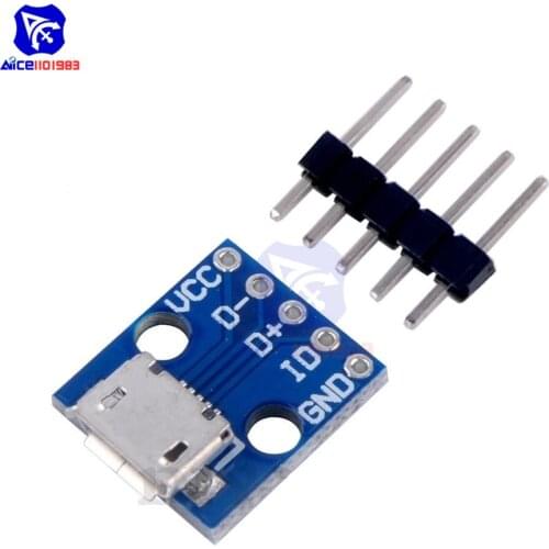 Diymore 10PCS/Lot Micro USB Breakout Power Supply Module Power Adapter Board