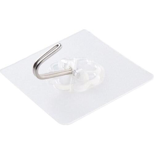 10pcs strong and seamless glue hook wall hole-free nail-free waterproof kitchen hook bathroom hook maximum load capacity of 10KG