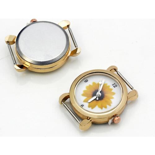 Shsby Diy Personality Gold Silver Rose Gold Watch Header Flower Circle Watch Table-core Watchband Watch Accessories Wholesale