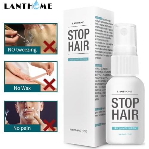 Prevents Hair Growth Inhibitor Spray after Hair Removal Use Whole Body Leg Body Armpit Facial Depilation Essence Liquid TSLM1