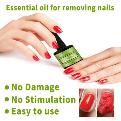 Nail Remover Gel Easy to Use Tip Cleaning Synthetic Fingernail Nail Polish Remover Degreaser Liquid Remove Layer Manicure Tools