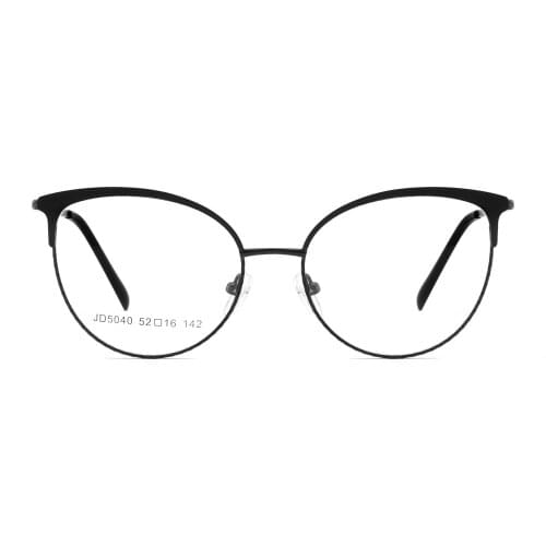 Bright Color With Eyebrow Glasses Frames Meatl Eyewear Frames Students Styles JD5040