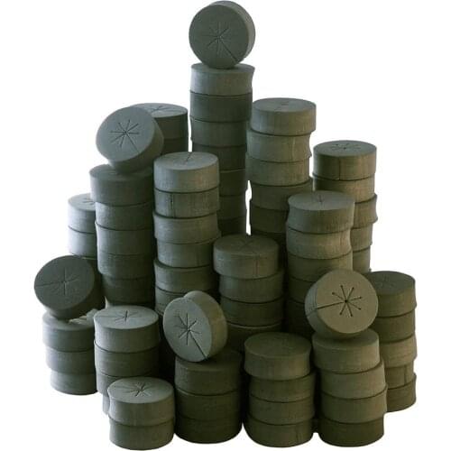 120 Pack 2" Black xGarden Clone Collars Advanced Spoke Design Premium Neoprene Inserts for Net Pots and Cloning Machines
