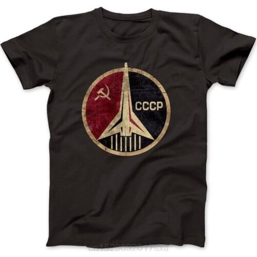 2020 Summer T Shirt CCCP Russian Soviet USSR T-Shirt 100% Premium Cotton Hammer And Sickle T shirt