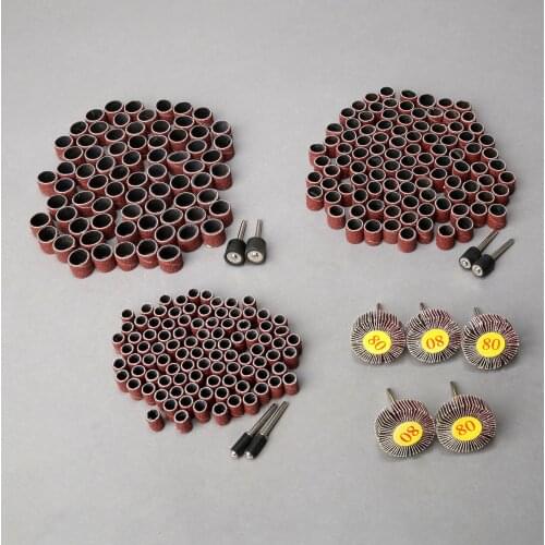 311Pcs Grit 80 Abrasive Sanding Paper Grinding Polishing Disc for Woodworking Sanding Flap Wheel for Dremel Rotary Tools