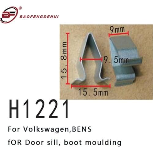 Interior Accessories Auto Fastener For Volkswagen,Benz For Door Sill Boot Moulding Clips