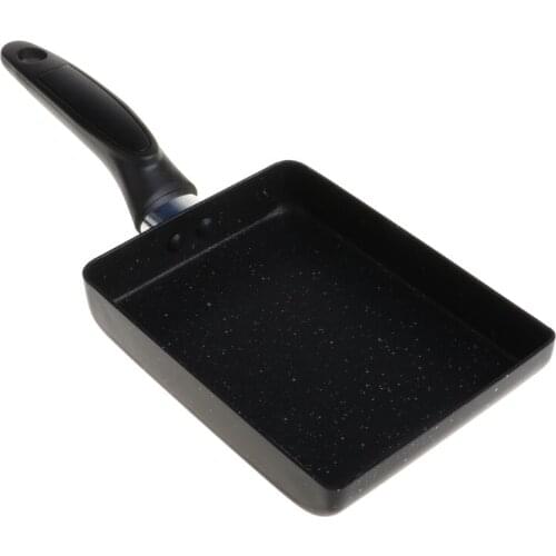 Nonstick Retangular Omelette Pan Tamagoyaki Egg Pan for stovetop and Induction