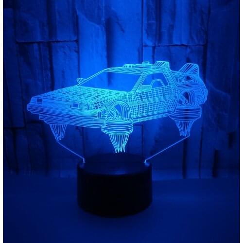 Car 3d Illusion Led Night Light for Home Decoration Child Bedroom Adult Office Decor Light Cool Classic Car 3d Lamp Boys Gifts