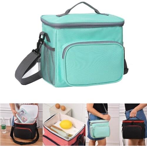 Large Capacity Picnic Bag Insulated Cool Bag Lunch Bag for Camping Gym Travel Carrying Camping Case Cooler Tote Thermal Box