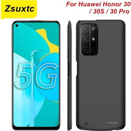 6800 Mah For Huawei Honor 30 30S 30 Pro Battery Case Smart Charger Case Power Bank 30 Pro Battery Case