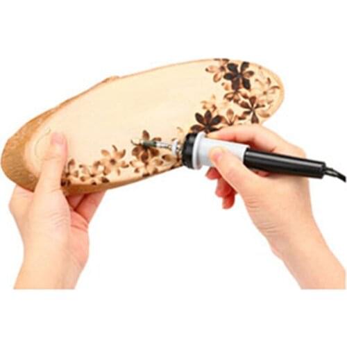 Wood pyrography tool machine leather hot drilling Grinding carving machine Polished wood Wood Engraver soldering iron