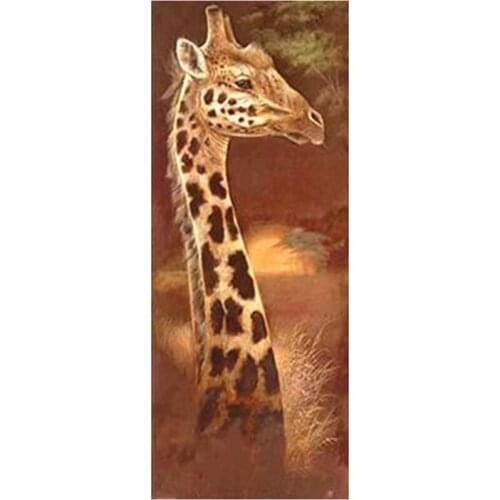 GLymg Embroidery Diy Embroidery Handicrafts Bright Rhinestones 5d Diamond Painting Giraffe Wall Arts Decor