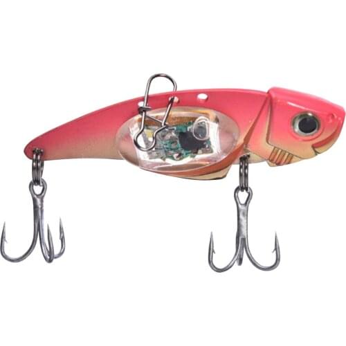 Mini LED Light Fishing Lure Illuminating Realistic Fish Shape Fishing Bait Deep Drop Fishing Underwater Light Attraction Lure