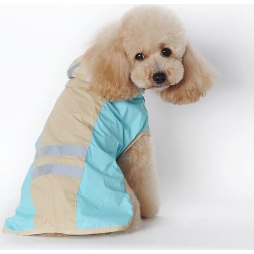 New S-7XL Small Large dog raincoat Pet Apparel Dog Clothes Dog Raincoat Pet Jacket Rain Pet Waterproof Coat Dog rain clothing