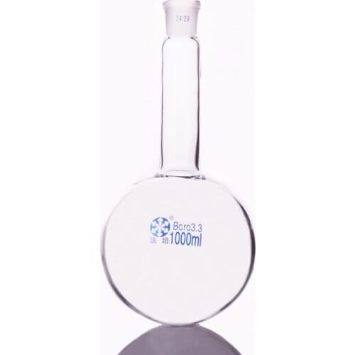 Single standard mouth round-bottomed flask,Long neck,Capacity 1000ml and joint 24/29,Single long neck round flask