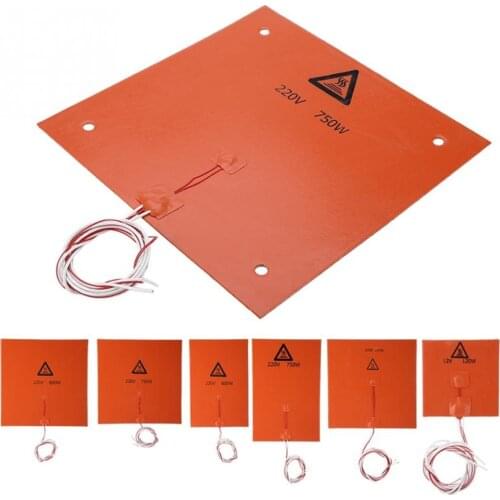 3D Printer Hot Bed 3D Printer Accessories Silicone Hot Heated Bed Heating Pad