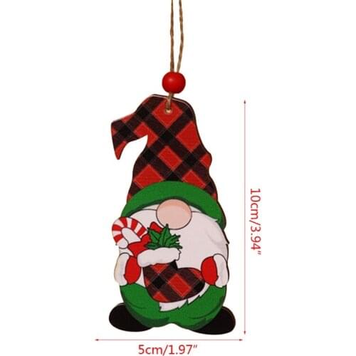 Hanging Wooden Pendant Wood Home Decorations Christmas Gnomes Door Decoration Wooden Crafts Festival Decor Gnomes