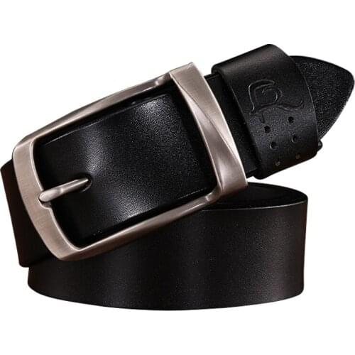 Men Male Strap Luxury Pin Buckle Belts For Men Belt Cummerbunds Ceinture Homme Retro Leather Belt Washed Belt