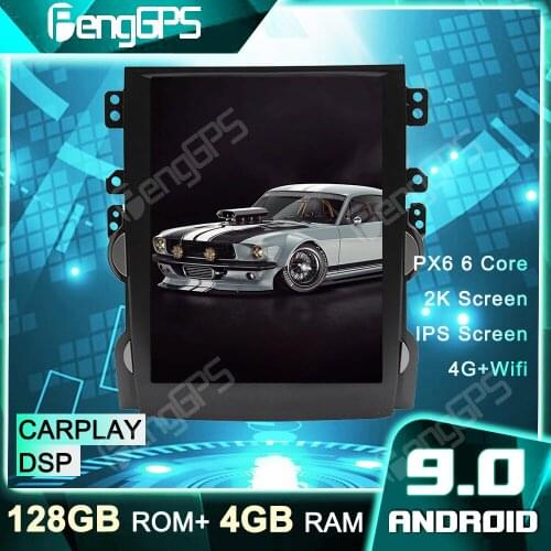 Tesla Vertical Screen for Chevrolet Malibu 2013-2015 GPS Navigation 4G+128G DVD Player Built-in CarPlay 10.4" Android 9.0 Unit