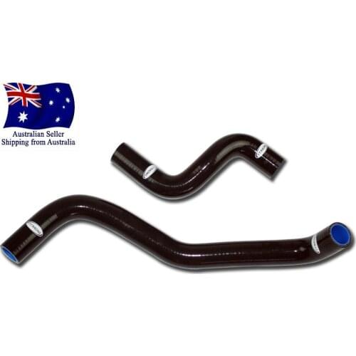 TT2076BK - For STARLET EP82 GLANZA 4EFTE TURBO SILICONE RADIATOR HOSE KIT