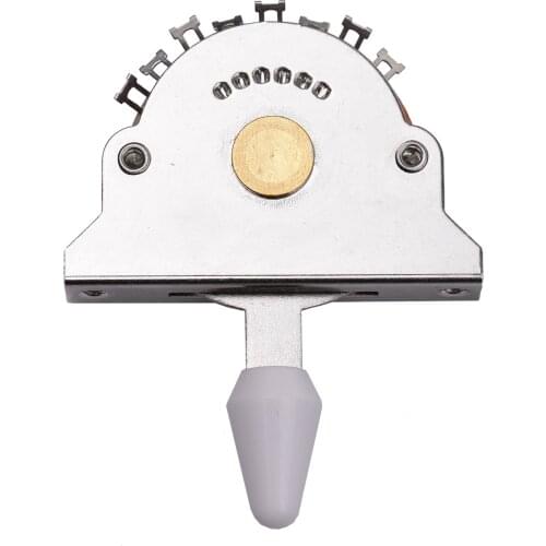 Universal Electric Guitar 5 Ways Pickup Selector Switch Guitar Parts Replacement with Mounting Screws for Electric Guitar