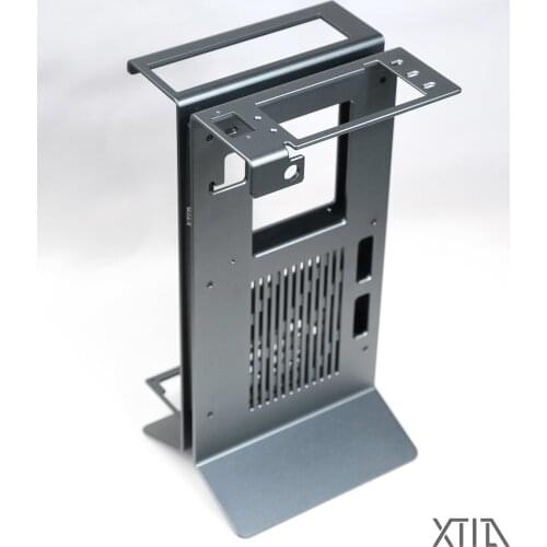 [xproto-l] XTIA ITX ATX power supply open portable all aluminum vertical mount chassis XPL