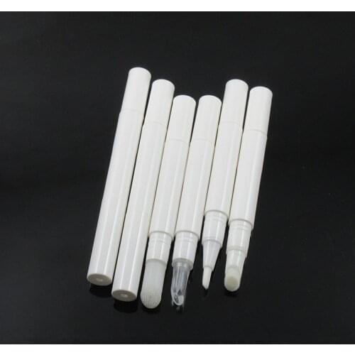 10/30/50pcs 3ml White Empty Nail Oil Twist Pen Cosmetics Container Lip Gloss Applicators Liquid Tube Nail Polish