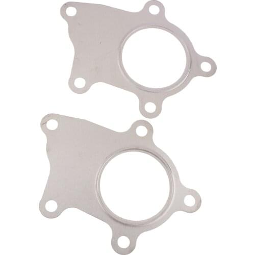 2Pack Car DIY Parts Turbo Charger Downpipe Flange Gasket for T3/T4 Turbo