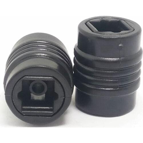 2 pieces Digital Optical Cable Extender Coupler Adapter Optical Fiber Audio Toslink on Toslink connector Female plugs