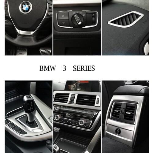 Car decoration accessories central control panel door decoration trim compatible with BMW 3 series interior dash kit