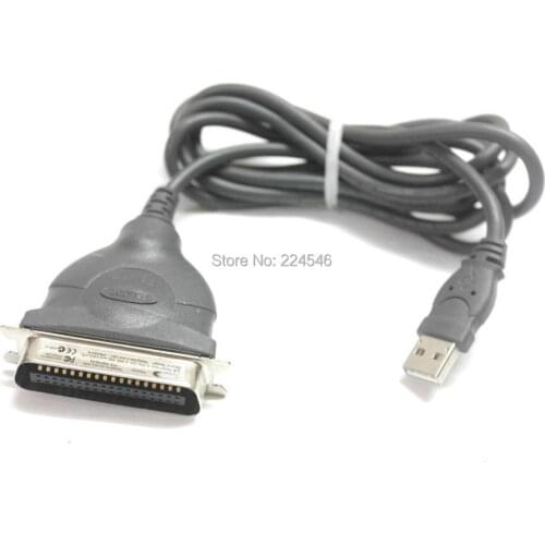 USED Original F5U002 USB to Parallel Printer Adapter Cable 6ft for Epson LQ630,LQ-1600KIII,670K,HP6L,HP2100,HP5110,Cano-LBP730
