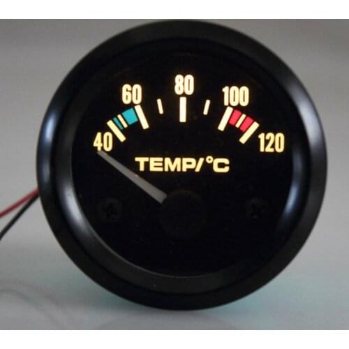 NEW 2" 52mm Digital Car Water Temp Temperature Gauge 12V 40-120℃ LED With With Water Temp Joint Pipe Sensor Adapter Auto Meter