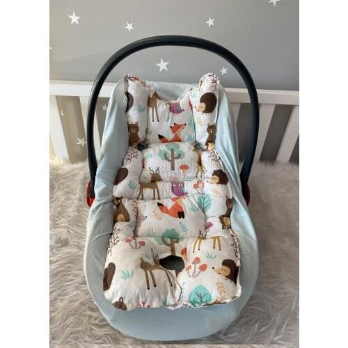 Jaju Baby Cute Forest Design Stroller Cushion / Baby Carriage Cushion