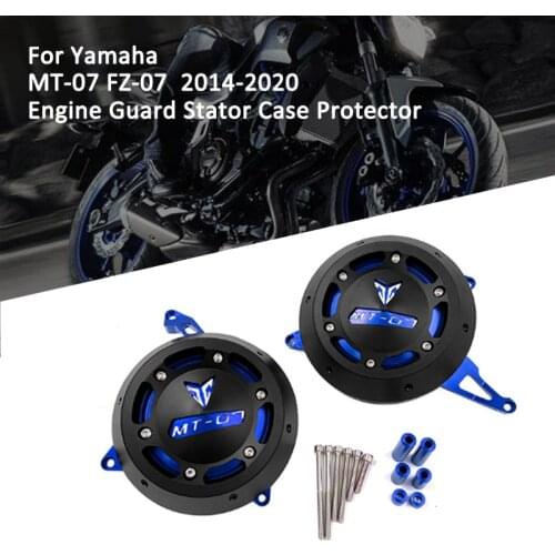 For YAMAHA MT-07 MT07 FZ-07 FZ07 2014 2015 2016-2020 Motorcycle MT 07 Engine Stator Case Cover Engine Protective Cover Protector