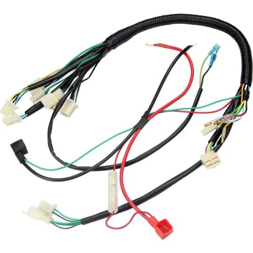 Electric Wiring Engine Harness Kit Stator Wire 50-125CC for Pit Bikes Quad Bike ATV Harness Wiring Loom Bus Bundle Accessories