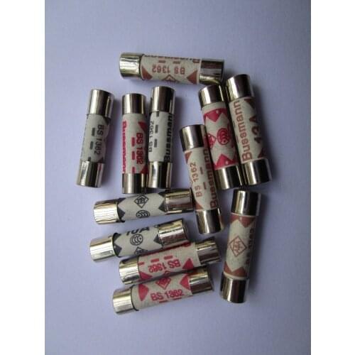 Ceramic Fuse 10A 6mm x 25mm 10 Amp Bussmann 6x25mm 20 pcs per Lot