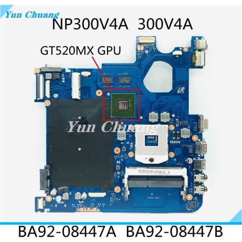 BA41-01666A BA92-08447A BA92-08447A For Samsung NP300V4A 300V4A Laptop motherboard N12P-GVR-OP-B-A1 HM65 DDR3 tested good