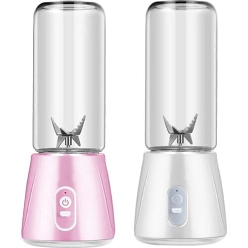 Mini Electric Fruit Juicer Portable USB Personal Milk Smoothie Maker Mixer Cup Machine Food Processor 320ML