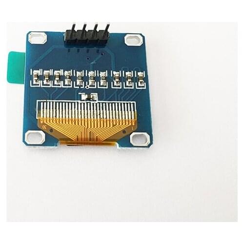 0.96 inch blue I2C IIC communication 128*64 OLED LCD screen module 4-wire interface stable transmission