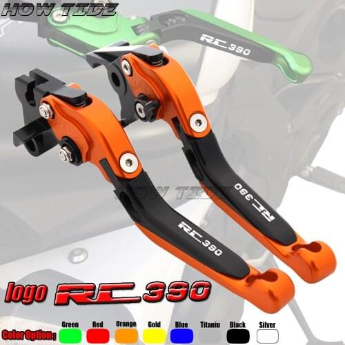 Motorcycle Folding Extendable CNC Moto Adjustable Clutch Brake Levers for ktm rc 390 rc390 2013-2018
