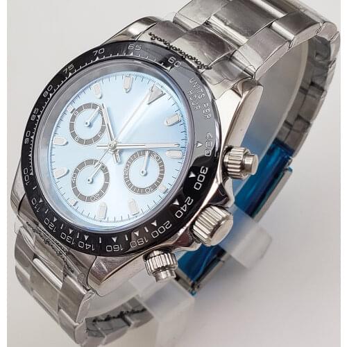 PAGANI DESIGN Japan Seiko-VK67 Movt Men`s Watch Automatic Date Waterproof Quartz Watches Super Luminous Clock Relogios Masculino