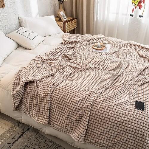 Super Soft Warm Blanket Cheap But High Quality Plush Sofa Office Travel Throw Portable Car Cover Blankets For Bed