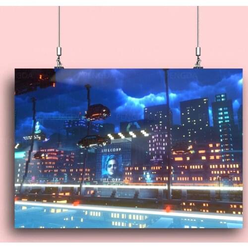 Canvas Wall Art HD Landscape Prints Poster Home Decoration Beautiful Building Painting For Bedroom Modular Pictures Framework