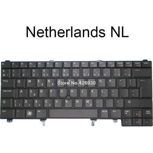 NL Keyboard For DELL For Latitude E6440 E6430S E6430 E6420 E6330 E6320 E6230 E6220 E5430 E5420M E5420 5420 03KVJ5 Netherlands